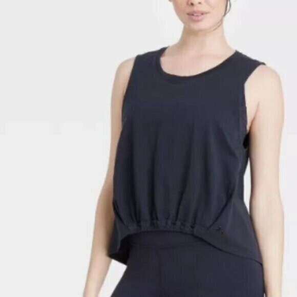JOYLAB Women's Tank Top Size XS Black High-Low Workout Tank Top for Women - Picture 5 of 8